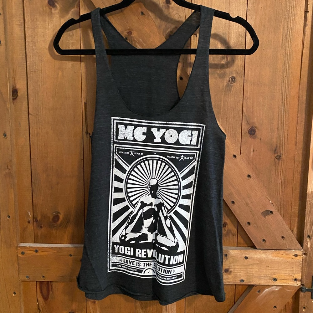MC YOGI cotton tank - Wanderlust tour